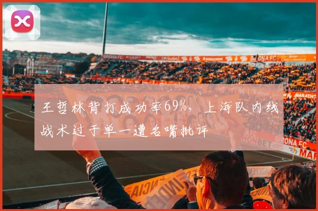 王哲林背打成功率69%，上海队内线战术过于单一遭名嘴批评